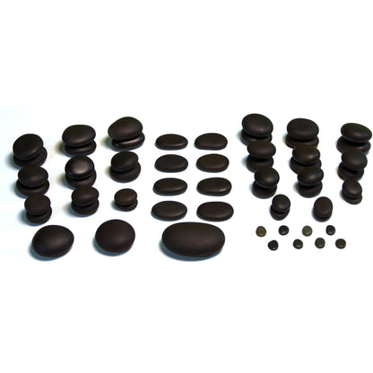 Treatment Stones & Salt Stones Theratools Basalt Premium Therapy Stone Set / 59pc