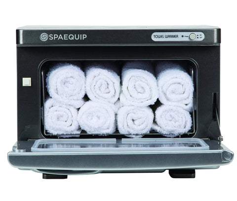 Image of SpaEquip Small UV Hot Towel Cabinet, Silver