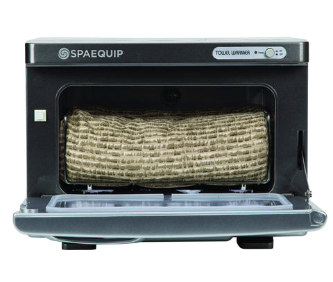 Image of SpaEquip Small UV Hot Towel Cabinet, Silver