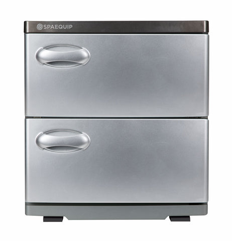 Image of SpaEquip Dual Temperature UV Hot Towel Cabinet, Silver