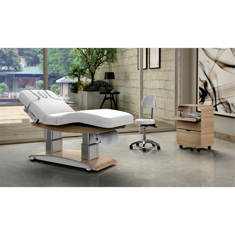 Image of Silverfox Dual Pedestal Massage Table 2259+, White