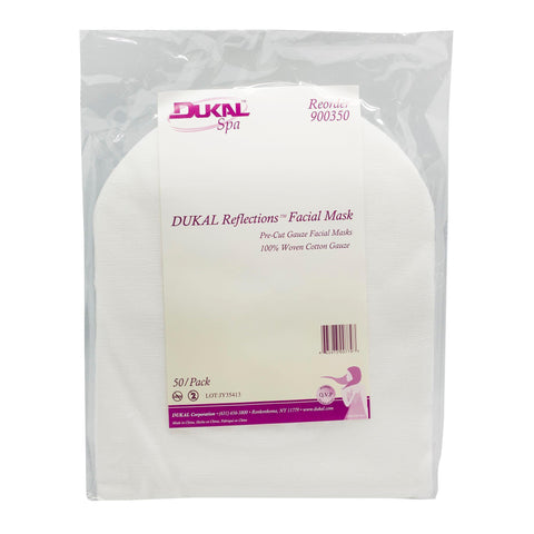 Image of Wipes, Pads & Rounds DUKAL Reflections&trade; Gauze Face Mask (Pre-Cut) - 50 Pack